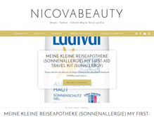 Tablet Screenshot of nicovabeauty.com